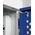RS PRO 6 Door Vented Mild Steel Blue Locker, 1800 mm x 300 mm x 450mm