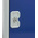 RS PRO 8 Door Vented Mild Steel Blue Locker, 1800 mm x 300 mm x 450mm