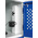RS PRO 8 Door Vented Mild Steel Blue Locker, 1800 mm x 300 mm x 450mm