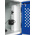 RS PRO 5 Door Vented Mild Steel Blue Locker, 900 mm x 450 mm x 450mm