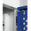 RS PRO 5 Door Vented Mild Steel Blue Locker, 900 mm x 450 mm x 450mm