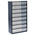 Raaco 8 Drawer Storage Unit, Steel, 552mm x 306mm x 150mm, Blue