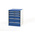 Bott Drawer Unit, 800mm x 650mm x 650mm, Blue, Grey