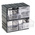 RS PRO 8 Drawer Storage Unit, Plastic, 208mm x 208mm x 132mm, Transparent