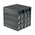 RS PRO 8 Drawer Storage Unit, Plastic, 208mm x 208mm x 222mm, Transparent