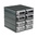 RS PRO 8 Drawer Storage Unit, Plastic, 208mm x 208mm x 222mm, Transparent