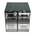 RS PRO 4 Drawer Storage Unit, Plastic, 208mm x 208mm x 222mm, Transparent