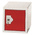 RS PRO 1 Door Red Locker, 305 mm x 305 mm x 305mm