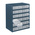 Raaco 24 Drawer Storage Unit, Steel, 435mm x 357mm x 255mm, Blue