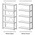 Manorga RAL 7035 Light Grey 1 Shelf Sheet Steel Quickshelf Extension Bay x 1500mm, 600mm, 124kg Load