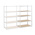 Manorga Galvanised 5 Shelf Galvanised Steel Quickshelf Extension Bay, 2000mm x 1000mm, 800mm, 215kg Load
