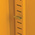 RS PRO Yellow Steel Lockable 1 Door Hazardous Substance Cabinet, 915mm x 459mm x 459mm