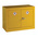 RS PRO Yellow Steel Lockable 2 Door Hazardous Substance Cabinet, 712mm x 915mm x 459mm