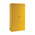 RS PRO Yellow Steel Lockable 2 Door Hazardous Substance Cabinet, 1830mm x 915mm x 459mm