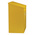RS PRO Yellow Steel Lockable 1 Door Hazardous Substance Cabinet, 762mm x 1000mm x 460mm