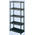 RS PRO Black 5 Shelf PP Shelving System, 1887mm x 930mm, 453mm, 70kg Load