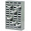 RS PRO 48 Steel Cabinet, Steel, 937mm x 586mm x 222mm, Grey