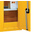 Yellow Lockable 2 Door Hazardous Substance Cabinet, 900mm x 900mm x 460mm