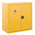 Yellow Lockable 2 Door Hazardous Substance Cabinet, 900mm x 900mm x 460mm
