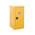 RS PRO Yellow Lockable 1 Door Hazardous Substance Cabinet, 900mm x 460mm x 460mm