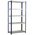 RS PRO 5 Shelf Chipboard, Galvanised Steel Shelving System, 1800mm x 900mm, 450mm, 265kg Load