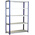 RS PRO Blue 5 Shelf Chipboard, Galvanised Steel Eco-Rax Shelving System, 1800mm x 1200mm, 600mm, 265kg Load