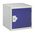 RS PRO 1 Door Steel Blue Storage Locker, 380 mm x 380 mm x 380mm