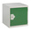 RS PRO 1 Door Steel Green Storage Locker, 380 mm x 380 mm x 380mm