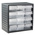 RS PRO 12 Drawer Storage Unit, PP, 290mm x 310mm x 180mm, Grey