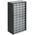 RS PRO 48 Drawer Storage Unit, PP, 550mm x 310mm x 180mm, Grey