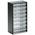 RS PRO 8 Drawer Storage Unit, PP, 550mm x 310mm x 180mm, Grey