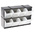 RS PRO 8 Drawer Storage Unit, Plastic, 208mm x 325mm x 90mm, Black
