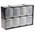 RS PRO 8 Drawer Storage Unit, Plastic, 208mm x 325mm x 90mm, Black