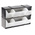 RS PRO 6 Drawer Storage Unit, Plastic, 208mm x 325mm x 90mm, Black