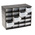 RS PRO 20 Drawer Unit, PP, 210mm x 270mm x 130mm, Black