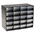 RS PRO 20 Drawer Unit, PP, 210mm x 270mm x 130mm, Black