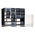 RS PRO 16 Drawer Unit, PP, 210mm x 270mm x 130mm, Black