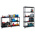 RS PRO Black 5 Shelf Shelving Unit, 1840mm x 900mm, 400mm, 50kg Load