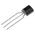 Texas Instruments Temperature Sensor, Voltage Output, Through Hole Mount, Analogue, ±2°C, 3 Pins