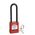 RS PRO Red 1-Lock Aluminium, Nylon Safety Lockout, 6.4mm Shackle