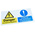 RS PRO Electrical Hazard Warning Sign (English)