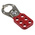 RS PRO 6-Lock Steel Hasp Lockout, 25mm Attachment