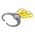 RS PRO 6-Lock Vinyl Hasp Lockout, 35mm Shackle