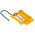 RS PRO 4-Lock Nylon Lockout Electrical Hasp, 3mm Shackle