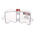 RS PRO 1-Lock PVC Push Button Lockout, 30mm Shackle