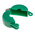 Brady Green PP Adjustable Gate Valve Lockout, 6.5mm Shackle, 64mm Attachment