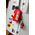 Brady Red 4-Lock PP Plug Lockout, 7mm Shackle