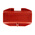 Brady Red 4-Lock PP Plug Lockout, 7mm Shackle