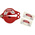 Brady Red PP Adjustable Gate Valve Lockout, 6.5mm Shackle, 64mm Attachment