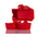 RS PRO Red 2-Lock Polypropylene Plug Lockout, 5mm Shackle